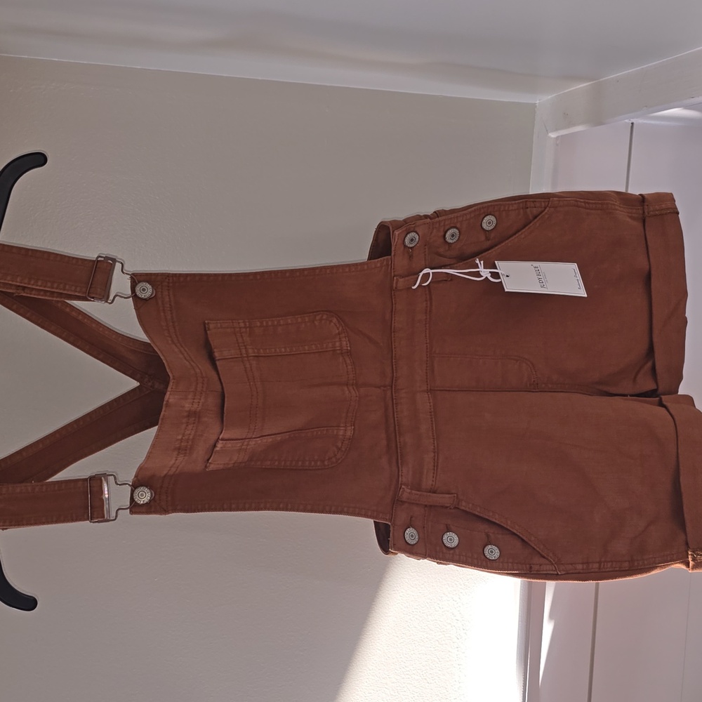 JB Brown Overall Shorts